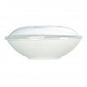 Bol ovale blanc en pulpe "BioNchic" 1500 ml 27 x 16,5 x 7,7 cm x 100 unités