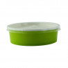 Saladier rond en carton vert "Buckaty" 480 ml Diam: 15 cm 15 x 13,2 x 4,5 cm x 45 unités