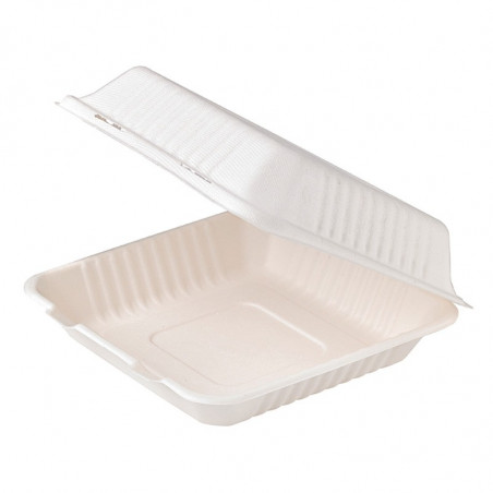 Coquille blanche en pulpe 1400 ml 23,4 x 23,1 x 8 cm x 50 unités