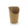 Gobelet snack carton brun Diam: 9 cm 9 x 6 x 16 cm x 50 unités