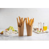 Gobelet snack carton brun 325 ml Diam: 8,5 cm 8,5 x 6 x 13,3 cm x 50 unités