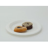 Assiette ronde blanche en pulpe Diam: 16 cm 16 x 16 cm x 125 unités