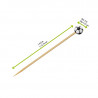 Pic bambou décor football 12 cm x 100 unités