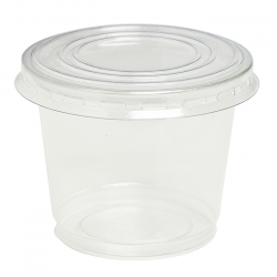 Gobelet Plastique Pet Transparent L: 8 cm H: 6,5 cm