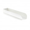 Support hot-dog en carton blanc 25 x 5,5 x 3,5 cm x 50 unités