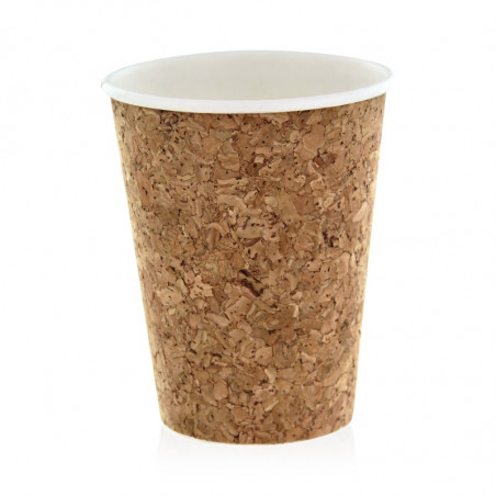 Gobelet carton et liège 470 ml Diam: 9 cm 9 x 5,9 x 13,6 cm x 10 unités