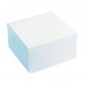Boîte pâtissière carton blanche 16 x 16 x 5 cm x 25 unités