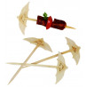 Pique bambou parasol 9 cm x 100 unités