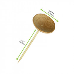 Pique assiette suspendue "Thani" Diam: 6 cm 6 x 6 x 9,3 cm x 24 unités