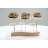Pique assiette suspendue "Thani" Diam: 6 cm 6 x 6 x 9,3 cm x 24 unités