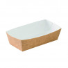 Barquette en carton kraft 460 ml 14 x 6,5 x 4,2 cm x 100 unités