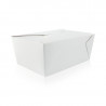 Boîte repas carton blanc 2 300 ml 21,5 x 16 x 9 cm x 40 unités