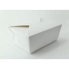 Boîte repas carton blanc 2 300 ml 21,5 x 16 x 9 cm x 40 unités