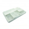 Plateau repas pulpe 5 pièces  41 x 28 x 5 cm x 10 unités