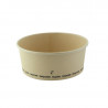 Saladier rond en carton fibre de bambou "Buckaty" 750 ml Diam: 15 cm 15 x 12,8 x 6 cm x 45 unités