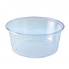 Pot rond PLA transparent - GPC325 100 ml Diam: 7,6 cm 7,6 x 6,6 x 3,2 cm x 100 unités