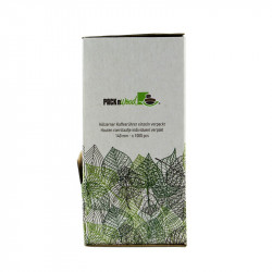 Spatule à café bois emballée individuellement en boite distributrice 0,6 x 14 cm x 1000 unités