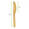 Couteau bambou 16 cm x 8 unités