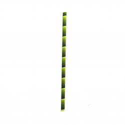 Chalumeau Papier Décor Bambou L: 0,6 cm l: 0,6 cm H: 19,7 cm