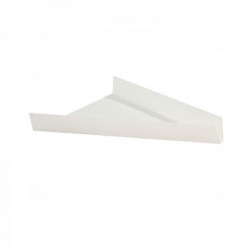 Triangle carton blanc support pizza ou tarte 17,7 x 17,5 x 2,7 cm - 250 unités