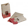 Sac SOS papier brun renforcé à fenêtre "Ecokraft" 12,5 x 7,5 x 23,5 cm - 500 unités