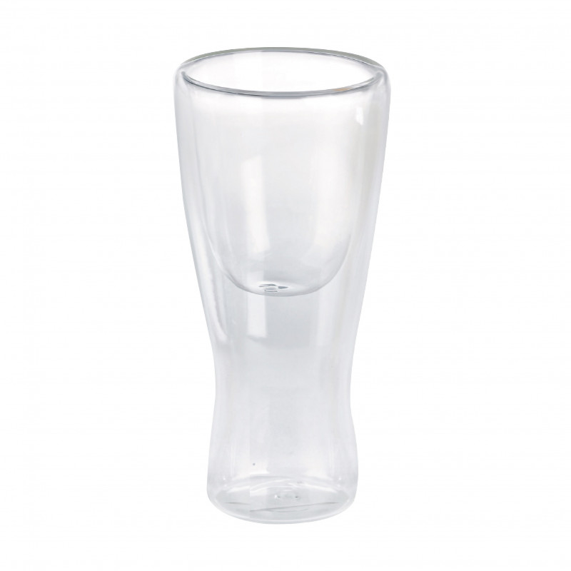 Mini verre borosilicate double paroi "Bambi" 60 ml Diam: 4,7 cm 4,7 x 10,5 cm - 12 unités