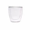 Mini verre borosilicate double paroi "Boogy" 80 ml Diam: 6,5 cm 6,5 x 6,5 cm - 12 unités