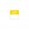 Rouleau d'étiquettes rondes jaunes Diam: 2,4 cm 2,4 cm - 1000 unités