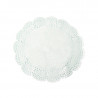 Dentelle papier blanc ronde Diam: 12 cm 12 cm - 250 unités