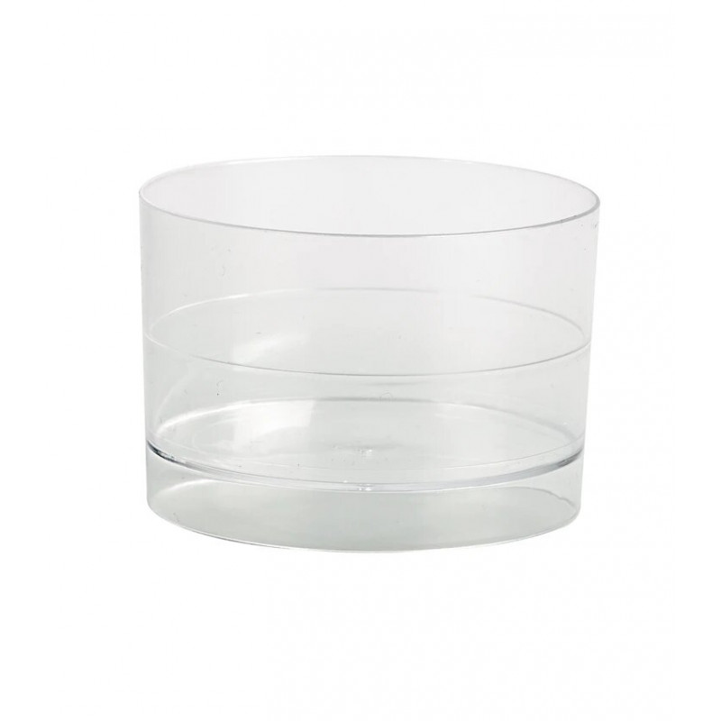 Verrine plastique ronde transparente ‘‘Bodega’’ 60 ml Diam: 4 cm 4 x 5,3 x 4 cm - 15 unités