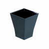Verrine pyramidale plastique PS noire “Taïti” 60 ml 4,5 x 4,5 x 5,5 cm - 30 unités