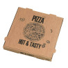 Boite a pizza decor hot and tasty 26 x 26 x 4 cm -100 Pcs