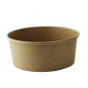 Pot à salade en kraft brun 700 ml Diam : 15 cm 15x12,8x 6 cm x 45 unités