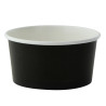 Pot carton noir chaud et froid 200 ml Diam: 9 cm 9 x 7,4 x 4,8 cm x 50 unités