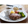 Pique steak bambou "Rumpy" Medium Rare (saignant) 5,4 x 9,5 cm x 100 unités