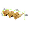 Support bambou pour tacos  212x100, H50 mm, 5 unités