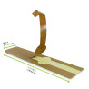 Etiquette autocollante  L300x22 mm, 500 unités