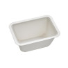 Barquette scellable pulpe laminée PLA   137x95, H63 mm, 100pcs
