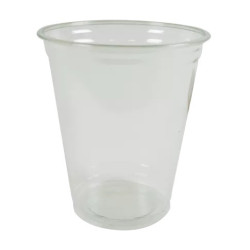 50 Pcs - Pot dessert RPET transparent - 420 ml, Diam: 9,2 cm, Hauteur: 11 cm
