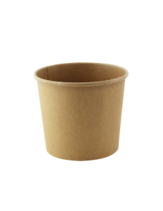 Pot "Deli" rond en carton kraft  H115mm 790ml
