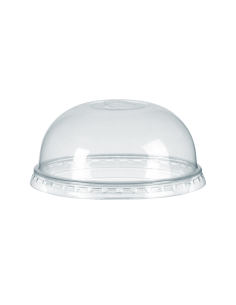 Couvercle dÃ´me transparent en plastique PLA avec trou croisillon