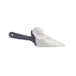 Pelle coupante Ã  servir pour pizzas et gÃ¢teaux 285x100mm