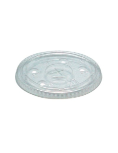 100 Pcs - Couvercle PET transparent plat - Croisillon, Idéal pour vos contenants