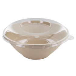 Couvercle RPET transparent Diam: 19,6 cm 19,6 x 19,6 cm - 125 unités