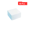 50 Pcs - Boîte pâtissière carton blanche - 18 x 18 cm, Hauteur: 8 cm