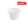 50 Pcs - Gobelet en pulpe 500 ml - Diam: 11,5 cm, Hauteur: 8,3 cm