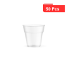 50 Pcs - Gobelet PLA transparent - 100 ml, Diam: 7,6 cm, Hauteur: 6,5 cm