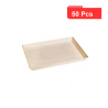 50 Pcs - Plateau en bois "Samouraï" - 27,4 x 38 cm, Hauteur: 3 cm