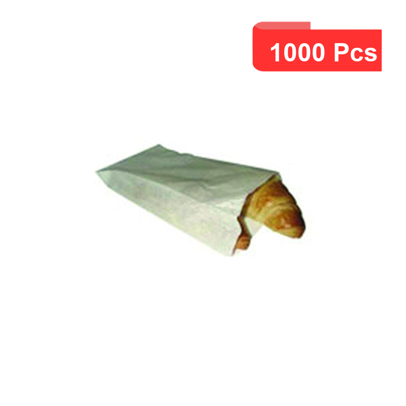 1000 Pcs - Sac papier tout usage blanc - 18 cm x 8 cm x 34 cm 1000 Pcs - Sac papier tout usage blanc - 18 cm x 8 cm x 34 cm