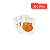 300 Pcs - Sac galette papier blanc - 23 cm x 3 cm 30 cm